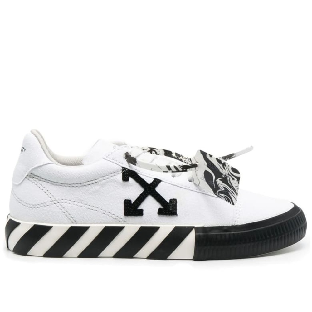 Off-White White and Black Sneakers